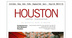 Desktop Screenshot of houstonhotelmagazine.com